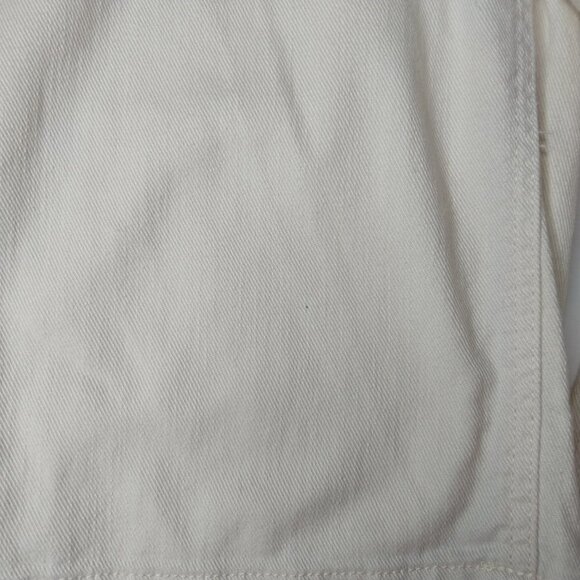A New Day Wide Leg Pants Size 8 Cream Pockets Casual Preppy Closet Essential - Picture 9 of 9